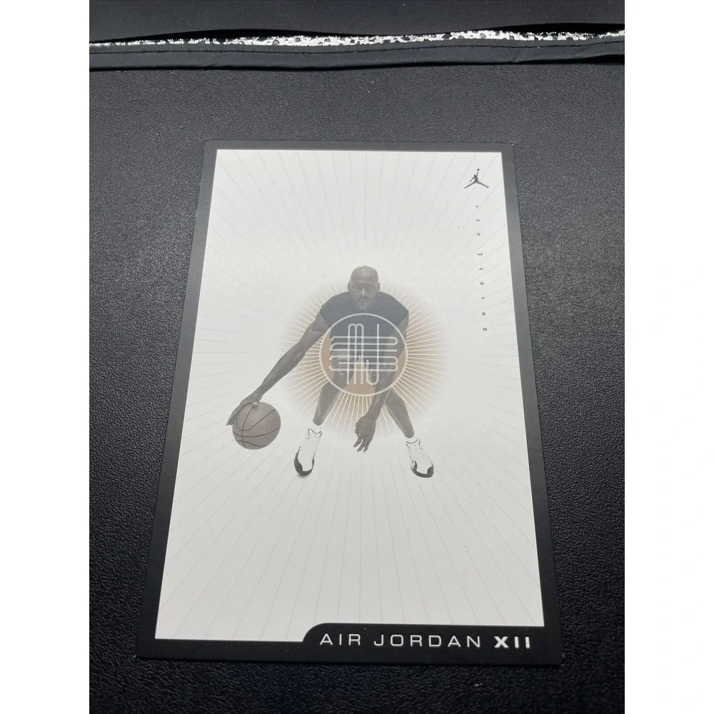 Air Jordan 12 Retro The Master Mens 130690-013‎ Black White Gold Shoes Size 8